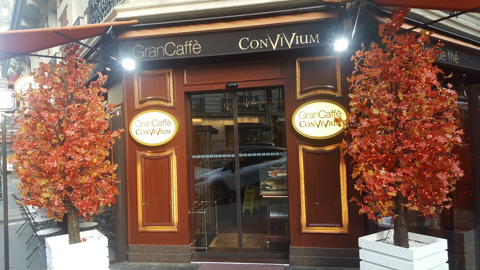 Gran Caffe Convivium : Restaurant Italien Paris 08